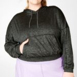Fabletics urze noturna 420HR2727 bea top manga longa mulheres