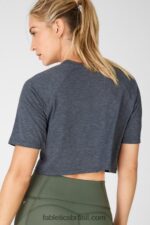 Fabletics urze preta 420HR2105 camiseta raglan manga curta loveday mulheres - Image 2