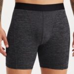 Fabletics urze preta 420HR3743 a cueca boxer blueprint homens