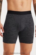 Fabletics urze preta 420HR3743 a cueca boxer blueprint homens