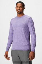 Fabletics urze ultravioleta 420HR3586 underscrub de manga comprida todos os dias homens