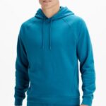 Fabletics verde-azulado náutico 420HR3663 o moletom com capuz leve homens