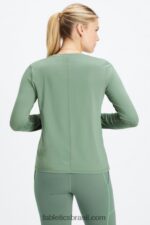 Fabletics verde fumaça 420HR2614 phoenix lite blusa manga longa mulheres - Image 2