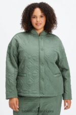 Fabletics verde fumaça 420HR2792 jaqueta acolchoada mulheres