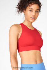 Fabletics vermelhão 420HR1380 sutiã esportivo trinity de alto impacto 98 mulheres - Image 3