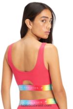 Fabletics vermelho magenta 420HR1583 bralette lounge 24 horas por dia, 7 dias por semana mulheres - Image 3