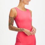 Fabletics vermelho magenta 420HR1613 macacão do orgulho brianna mulheres