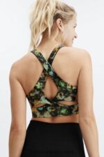 Fabletics viagem de tie dye 420HR1355 sutiã esportivo antiderrapante 93 mulheres
