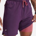 Fabletics vinho com canela 420HR3189 aquele curto (alinhado) 143 homens