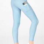 Fabletics vintage azul 420HR1234 qualquer lugar motion365 legging moto 7/8 de cintura alta mulheres