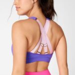 Fabletics violeta elétrico / céu roxo 420HR1413 belle sutiã esportivo de alto impacto mulheres