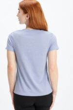 Fabletics wedgewood 420HR1999 T-shirt em jersey 100% algodão mulheres - Image 3